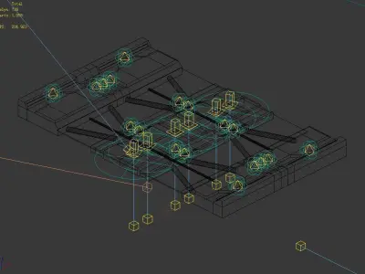 Satellite City Objects - Road 20 3D model