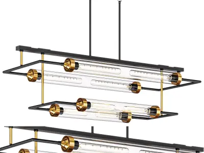 The Origami Pendant By Matteo Lighting 3D model