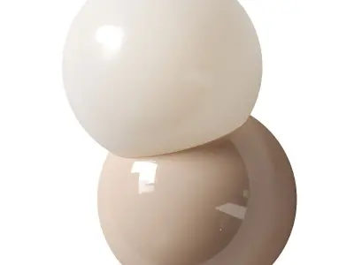 Orb Wall Lamp - Dekoor 3D model