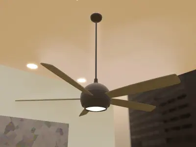 Gail Focous Ceilingfan 3D model