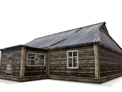 Odl House 08 Low-poly 3D model