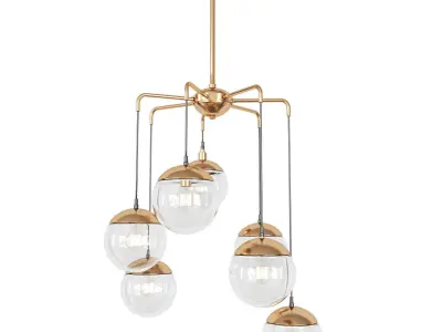 BUBBLES Chandelier 3D model