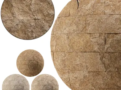 Split Face Travertine 03 - Seamless Texture