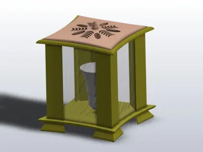 Litho Lamp 3D print model