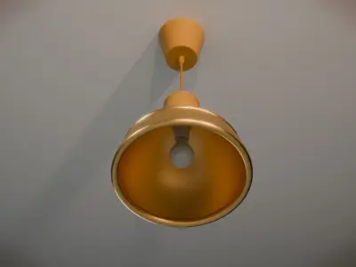 Lamp ceiling 02 3D model