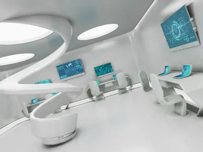  Futuristic Interior Collection 10 in 1 and Bonus 