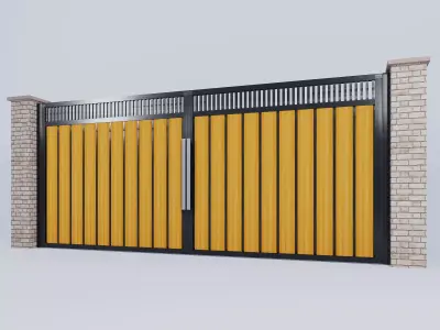 Gate for House Modern 3D model