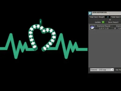  Pendant P194 3D Print Model 3D print model