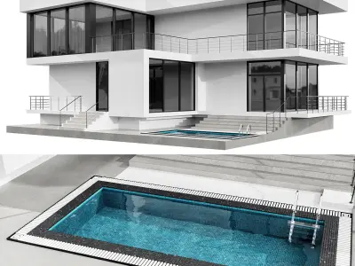 MODERN HOUSE NO22 A 3D model