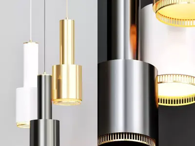 Alvar Aalto A110 Pendant Lamp designed by Alvar Aalto 3D model