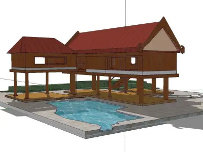 Creative Design-Holiday Cabin-0109 3D model