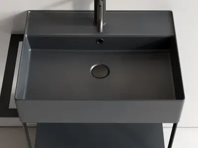 Scarabeo Ceramiche Solid Vanity Unit Set 4 3D model