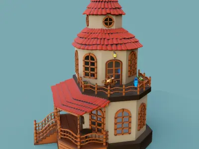 Magicians House 3D model