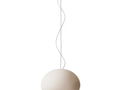 Fluid pendant lamp 3D model purchase