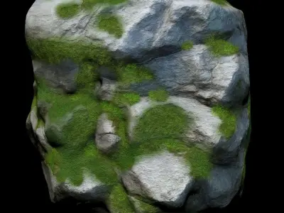 Rock V5 Low-poly 3D model