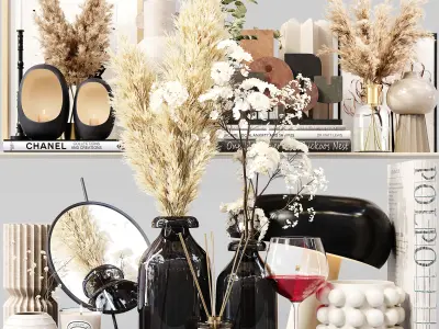 4 Product Decorative Set 02 3D Model Pack