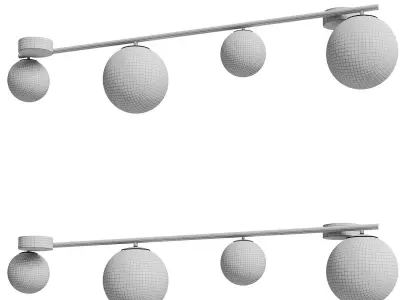 Lamp Cristallo Uvol Low-poly 3D model