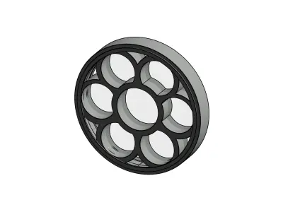 Rose Window Norwegian Church Cardiff 3D model