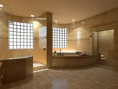 Bathroom 25 3D model