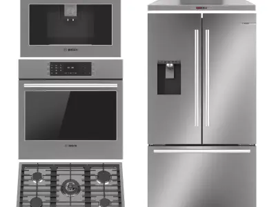 BOSCH kitchen appliance collection 3D model