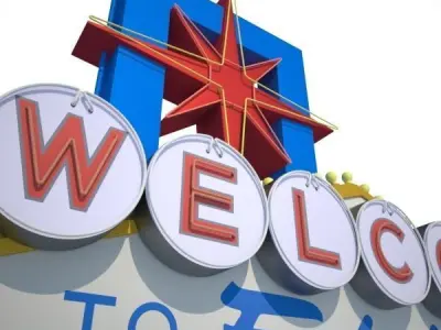 Las Vegas Sign 3D model