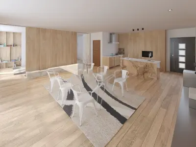 Chinese interior scene Free 3D model