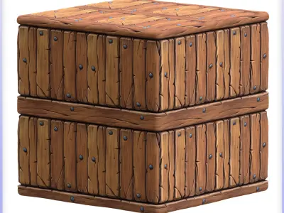 Stylized Wood Seamless Texture Texture 37
