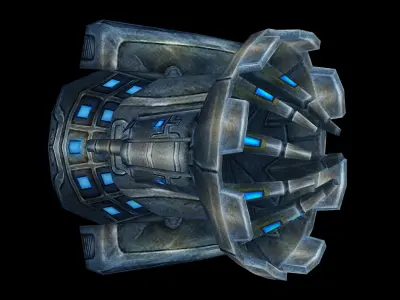 Machinery - radar 01 3D model