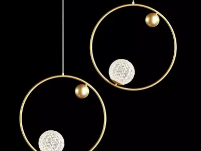 Lampatron HOOP RING LUX pendant lamp 3D model