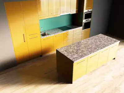19-Kitchen7 glossy 2 3D model