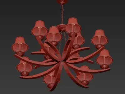 Whitlow Chandelier 3D model