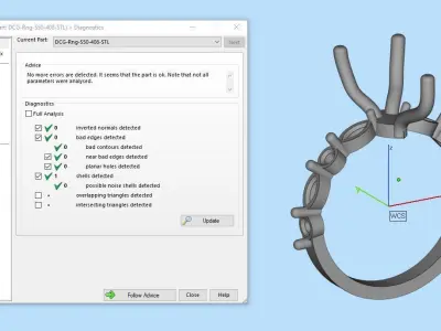 Jewelry ring 408 3D print model