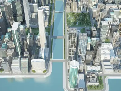 Versatile City g - 01 3D model