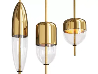 Nao Tamura Flow GOLD Low-poly 3D model