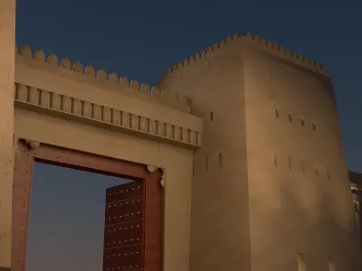 CASTEL SHEIKH ZAYED FESTIVAL 3D model