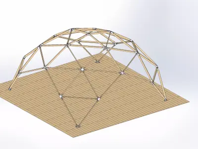 Arbour 7x7x4m 3D model