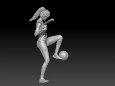 fifa street player women 4 3D print model