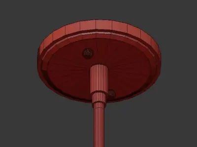 BRIGGS copper chandelier 3D model