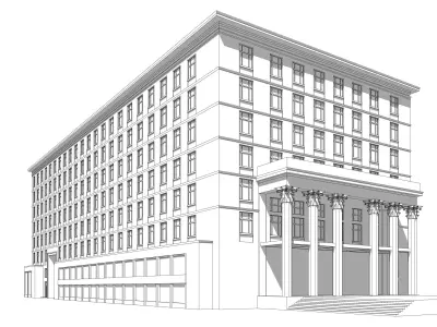 residential building 3D model 18