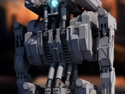 Sci Fi Robot Full Unit 3D model