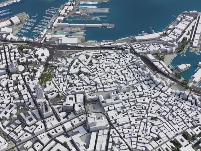Genoa Low-poly 3D model