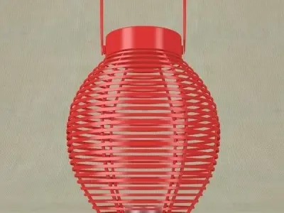 Wire Lantern 3D model