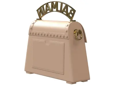 Balmain B-Buzz Dynasty Small Bag  Cream Low-poly 3D model