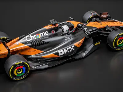  F1 McLaren MCL38 2024 Formula 1 Race Car 