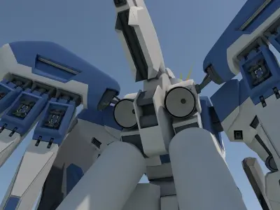 gundam rx 93 Hi Nu ver ka 3D model