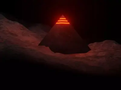 Alien Pyramid 3D model