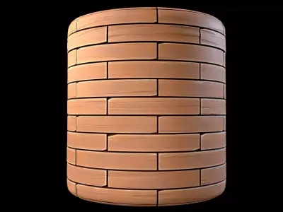 Stylized Wood Planks Substance PBR material and textures Texture