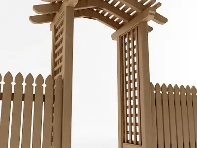 Arbor Trellis Style 4 3D model