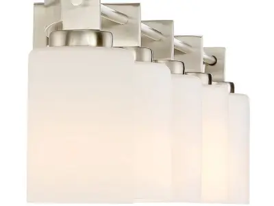 Biller 5 - Light Dimmable Brushed Nickel Vanity Light Free 3D model