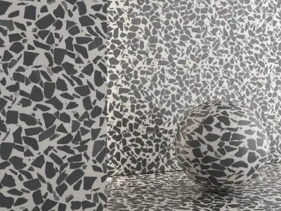 Terrazzo Material and Tile - Set 10 Texture
